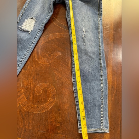 Rock & Republic Denim Rx Slimming Skinny Jeans Women's Size 2 Distressed pull on - Picture 6 of 7